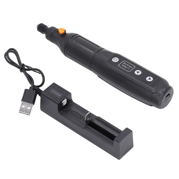 3.7v Mini Elektrisk Drill DIY Multifunksjonell USB-Lading Elektrisk Negledrill for Sliping Gravering
