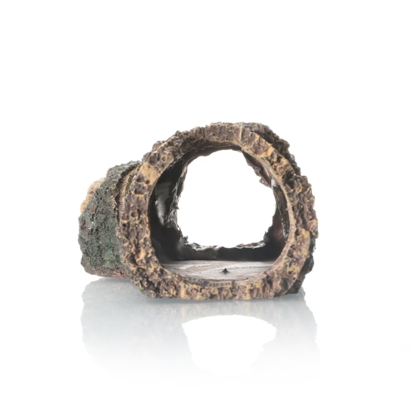 Log Resin Hul Træstamme Ornament, Akvarium Dekoration Træhus Akvarium Skjulested Huler Dekorationer til Betta, Skildpadder, Små Firben, Reptiler,