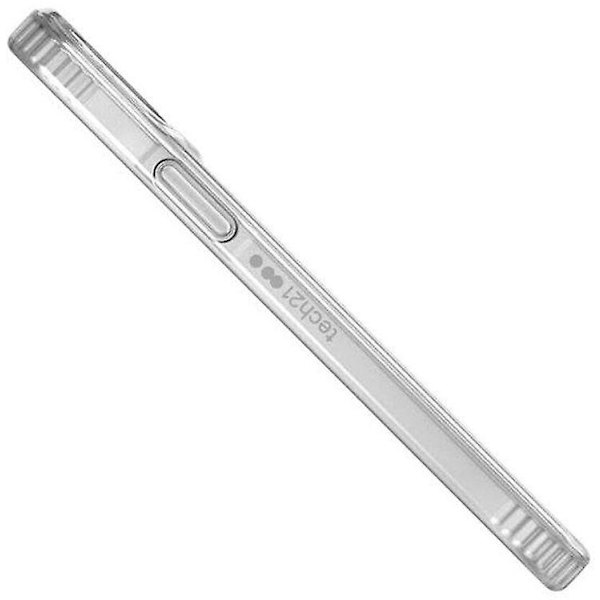 Tech21 Evo T21-8379 -suojakotelo, antimikrobinen, 3,6 m:n pudotussuoja iPhone 12/12 Pro - läpinäkyvä