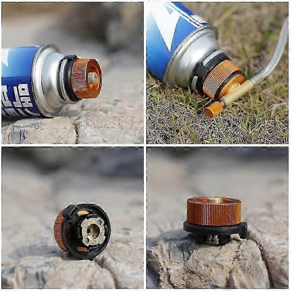 Gasadapter i aluminiumslegering Konverteringsovnforbindelse til butangasflaske