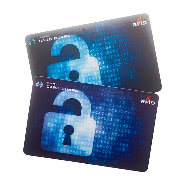 3-pak RFID-kort til beskyttelse mod skimmere og hackere