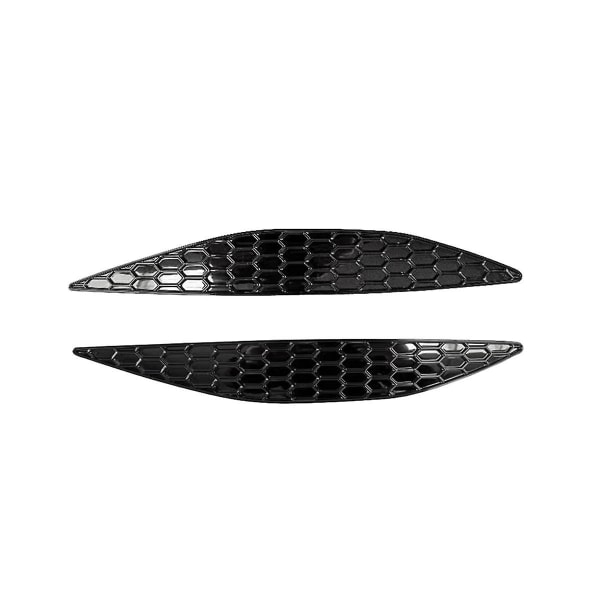 1 par Bakre Bar Honeycomb Reflector Cover Trim Styling för Golf 7 Mk7 2014-2018 Dimljusremsor
