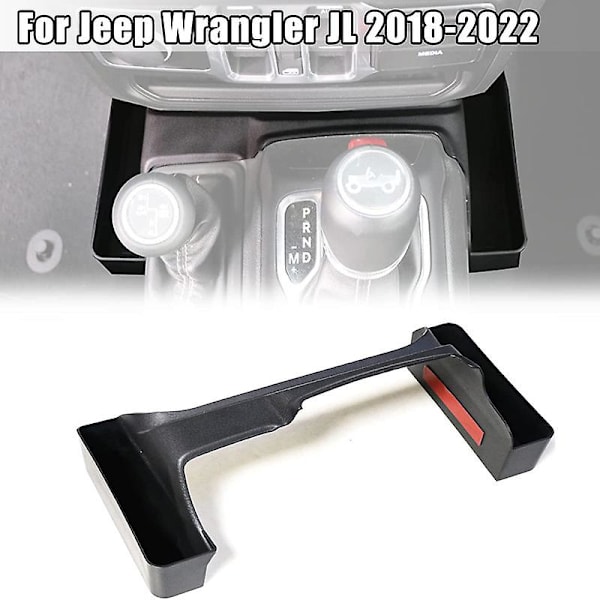 Bil Central Shifter Opbevaringsarrangørboks Auto Transmission Gear Shift Konsol Sidebakke Til Wrangler Jl Jlu 2018-2022