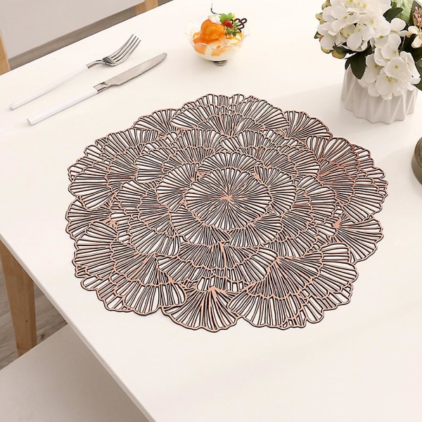 4kpl Elegant Tablemats Flower Place Mats Table