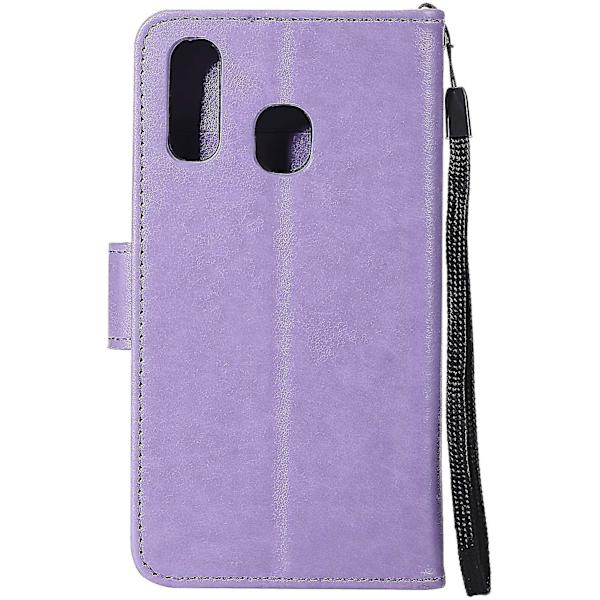 Skyddande Fodral För Samsung Galaxy A40 Läderfodral, Mobiltelefonfodral För Samsung Galaxy A40, Magnetisk PU-Pouch, Mobiltelefon
