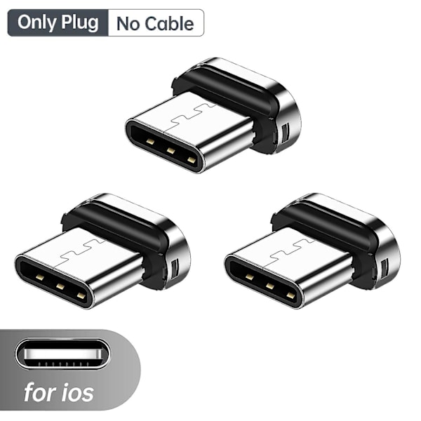 Magnetiska Typ C-spetsar, USB C Multi Magnetisk Adapter Magnetkontakt för Magnetisk Laddningskabel, Används för Mobiltelefon Headset Hörlurar