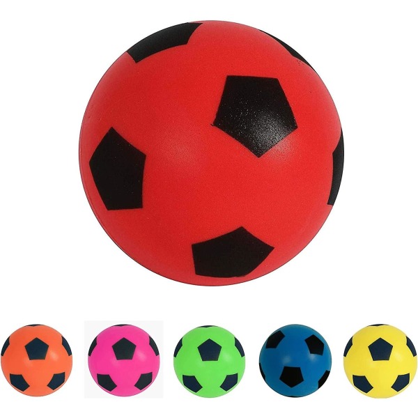 Fun Sport 20cm Fodbold | Indendørs/udendørs Soccer Ball med blød svamp | Spil mange spil i timevis af sjov | Velegnet til voksne, Bo