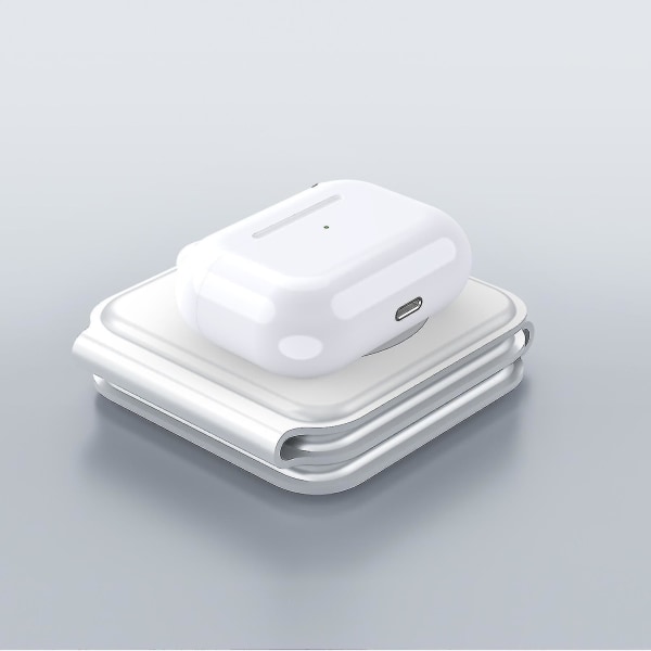 15w Apple Magsafe Magnetisk 3 i 1 Foldbar Trådløs Lader Telefonstativ