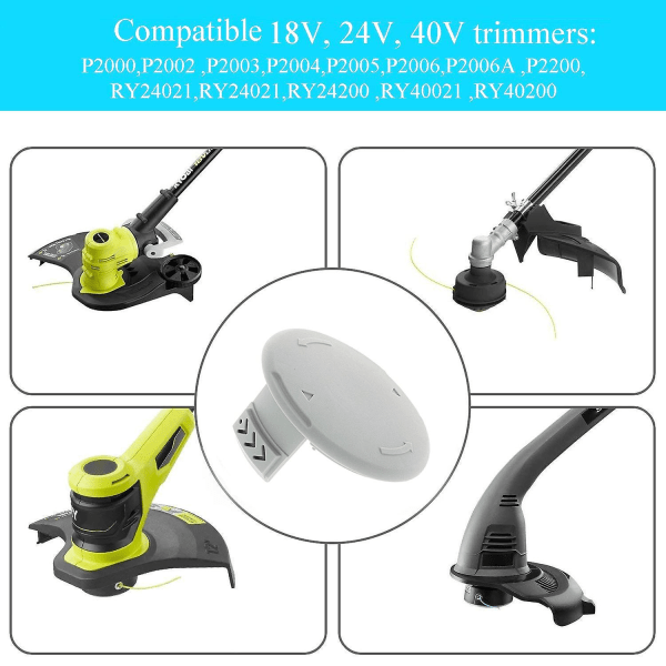 Udskiftningshætte, 993373001 Ac14hca Udskiftningsspolehætte til + 18v, 24v, 40v ledningsfri trimmere