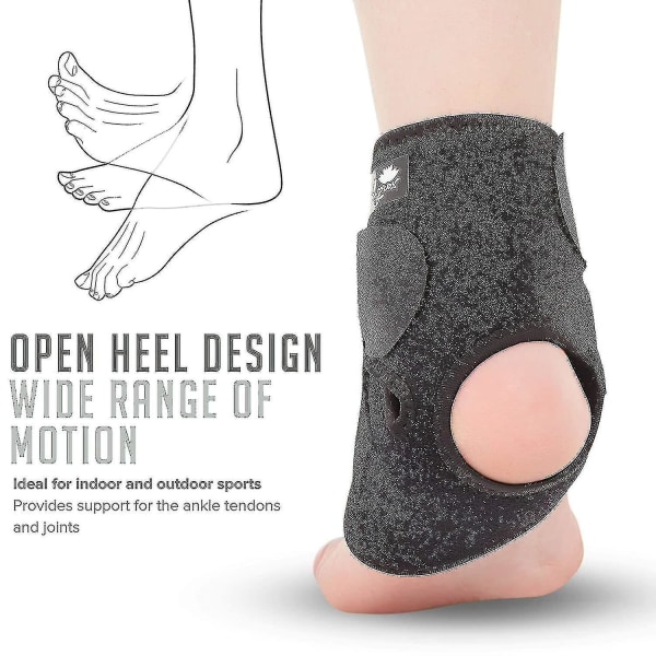 Justerbar Drop Foot Brace Foot Up Brace Unisex Passar för höger/vänster fot Orthosis_ki