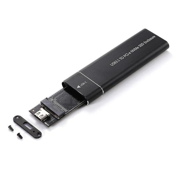 M.2 Nvme Ssd kabinetadapter 10gbps Usb C 3.1 Gen2 Nvme etui Eksternt kabinet Nvme Reader Nvme