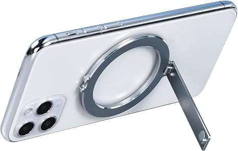 Egnet til iPhone12/13 Magnetisk Telefonholder Multifunktionel Skrivebordsstativ Foldbar Bærbar (Grå)