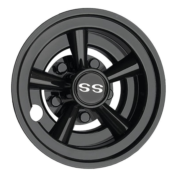 1 stk. 8 tommer SS Golfvogn Hjulkapsel 5 Eger Design Navkapsel