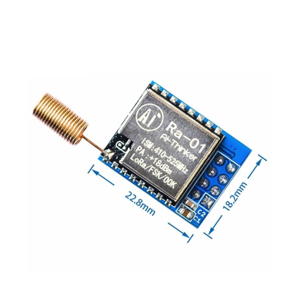 Ra-01 Lora Sx1278 433m Trådlös Spridningsspektrum Sändarmodul Längsta Avstånd 10km