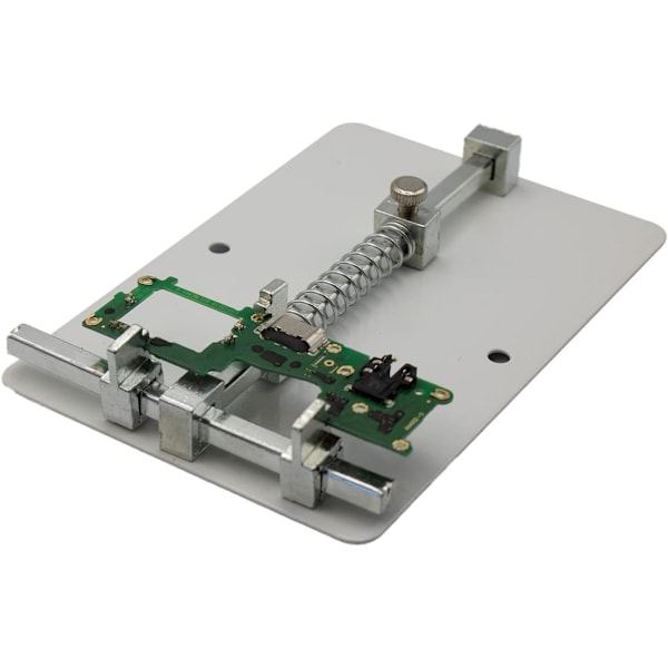 Universal PCB Holder - Jig Fixture Klemme Reparationsværktøj - Loddekit - Rustfrit Stål - Motherboard PCB Kredsløbskort Holder - 12 x 8cm