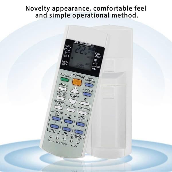 A75C3706 Til Panasonic Aircondition Fjernbetjening Ergonomisk Erstatning Trådløs Controller