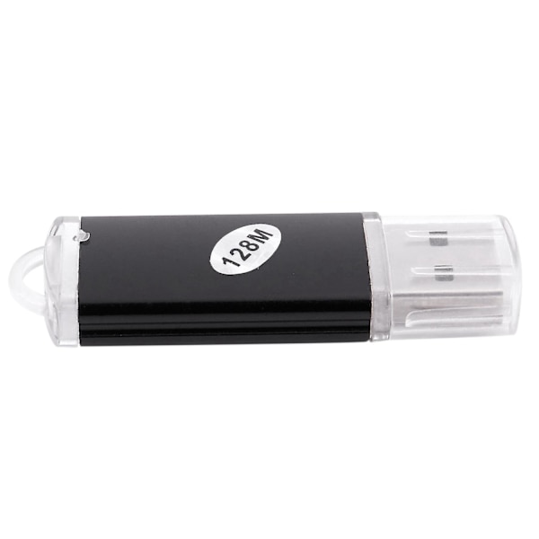 10 x USB-hukommelse 2.0 Hukommelsesnøgle Flashdrev 128 MB Gave Sort