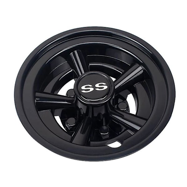 1 stk. 8 tommer SS Golfvogn Hjulkapsel 5 Eger Design Navkapsel