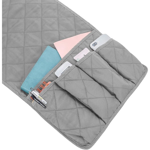 Armlæn Opbevaringspose Skridsikker Sofa Armlæn Organizer 90 * 33cm 5 Lommer Sofa Organizer Til Tv Fjernbetjening Magasin Bøger Mobil