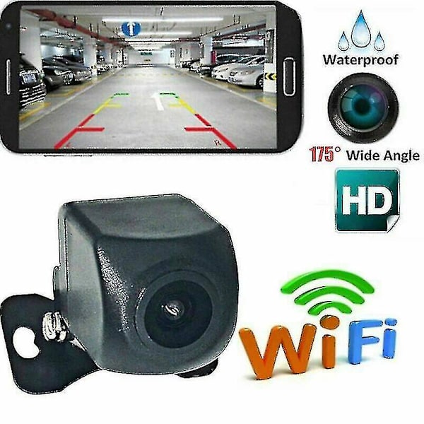Bilkamera 1080p HD Bakkamera Wifi Trådløs Bil Bakkamera For Iphone Android