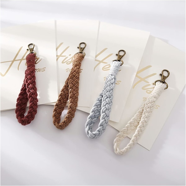 Boheme nøglering armbånd håndlavet kvast håndledsrem nøglering nøglering nøglering håndledsrem kvinder stil