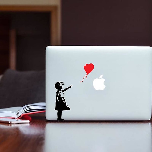 Banksy Girl Graffiti Vinyyli-ikkunatarra (48*26cm)