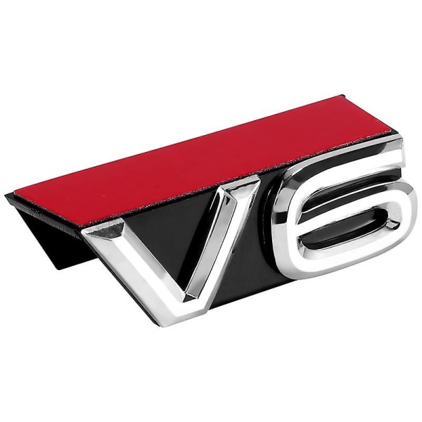 Auto Emblem V6-dekal för Teramont Phideon Magotan Tiguanl V6-dekal