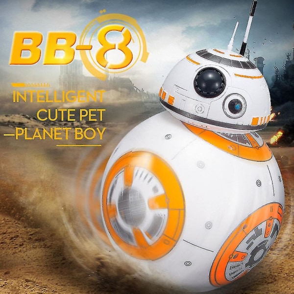 7 Rc Bb-8 Bb8 Fjernstyret Robot Bb 8 Intelligent Figur Legetøj Ny