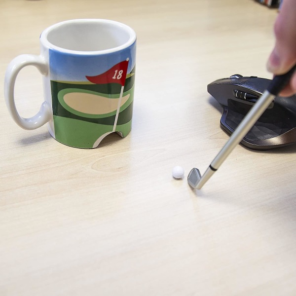 Creative Golf Cup Kreativ mugg Personlig rolig keramisk kopp präglad kopp kan matchas