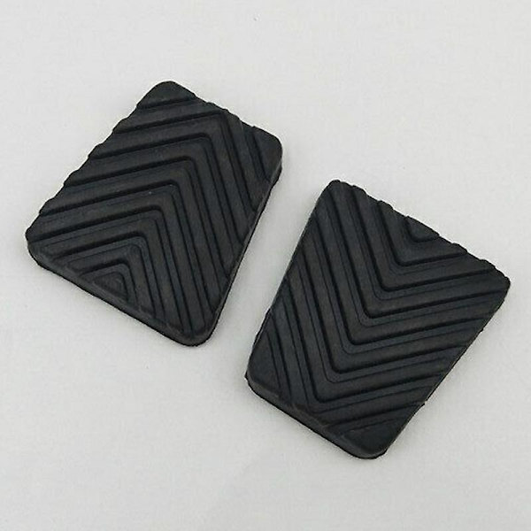 2 stk. Svart gummibrake clutch pedalpute for 32825-36000