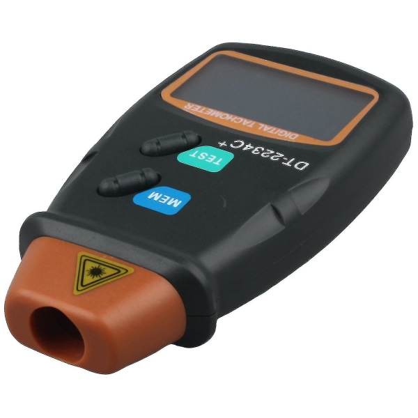 Digital Display Laser Tachometer Non-contact Photoelectric Tachometer Digital Tachometer Dt2234c1pcs-orange