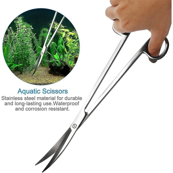 Aquarium Kit Tool Accessories Inox Aquarium Tank Water Plant Pliers Scissors Tools Set Fish Starter Kits