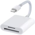Lightning til SD-kortleser for iPhone Hvit - SD-kortleser Lightning til SD