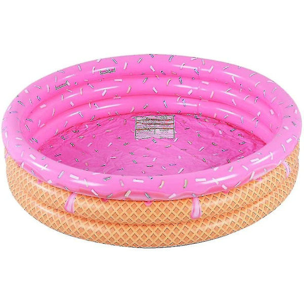 Lasten allas, lastenallas, puhallettava allas, vesialta kesällä, palloallas 115 cm (väri: pinkki)