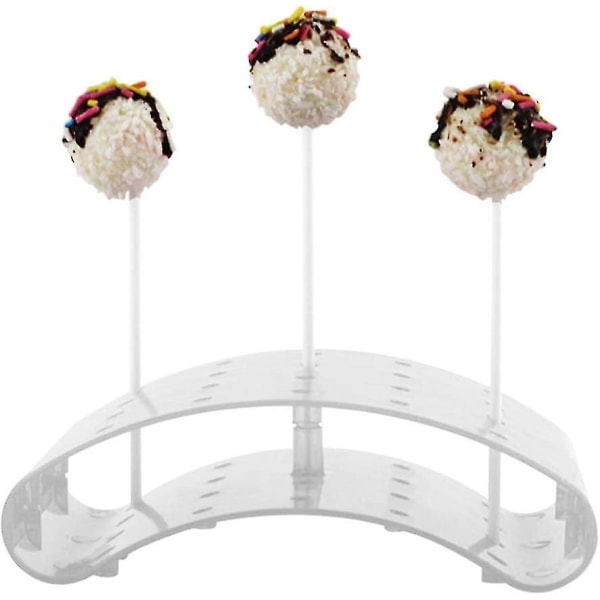 Lollipop-pidike jopa 20 Cakepopiin, läpinäkyvä näytön koristelu palvelimen pohjahyllylle