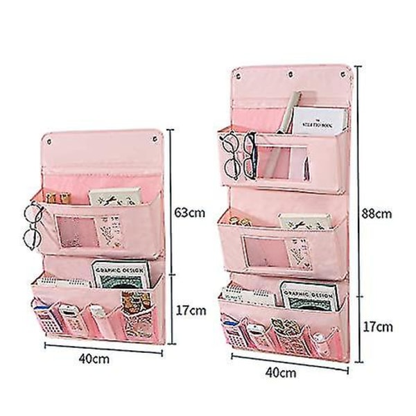 Hanging Foldable Hanger For Towel Diaper Toys On Closet Door Or Wall In Kids Room, Pink