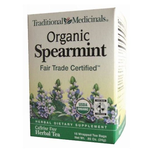 Traditional Medicinals Økologisk Spearmint Te, 16 poser (pakke med 1)