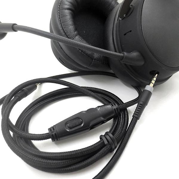 For -hyperx Cloud Alpha/flight Kuulokkeiden kaapeli Äänenvoimakkuuden säätimellä
