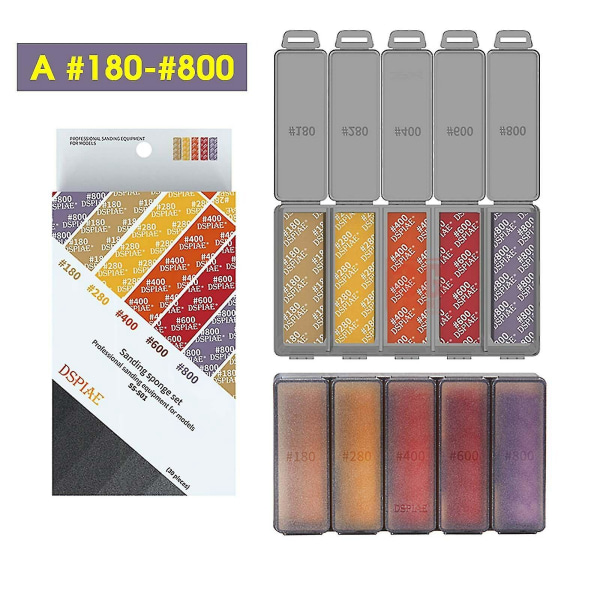 Dspiae Craft Tools Slipstenssvampset Modell Slippapper Set Uk