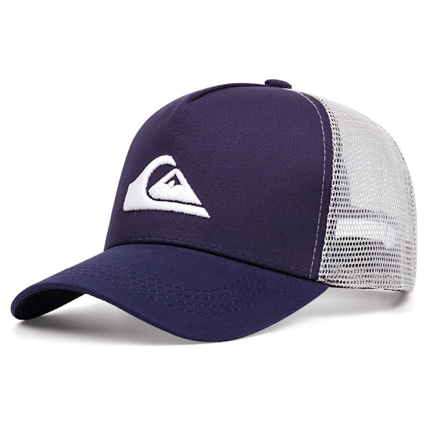 Broderad surfbasebollkeps Andningsbar meshkeps Utomhussports sommar solskyddskeps