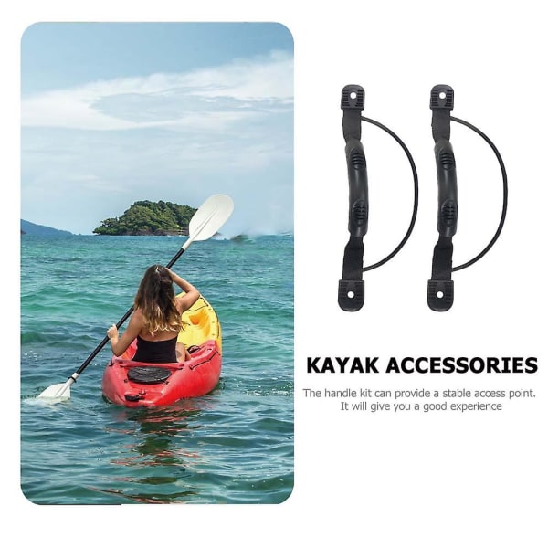 2 Sets Hand Grips Ocean Kayak Carry Handles Kayak Accessories Boat Paddle Handle Kayak Handle Replacement