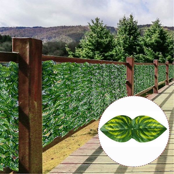 Konstgjord Ivy-staket för Sekretess - Konstgjorda Häckar och Konstgjorda Ivy-blad