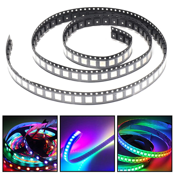 100 stk. Ws2812b Rgb Led P 5050smd Pcb Ws2812 Individuelt Adable P Pixels 5v