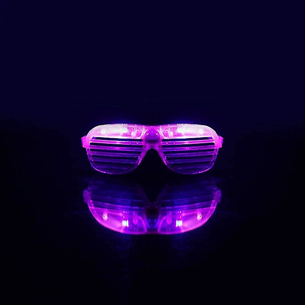 El Ljusglasögon Led Ljusglasögon Partyglasögon 12-pack Blinkande Med Färgbyte Party Co