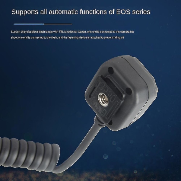 Oc-e3 av kamerablitskabel Hot Shoe Cord Sync Off-camera Flash Focus Kabel Kameraforlengelsesledning