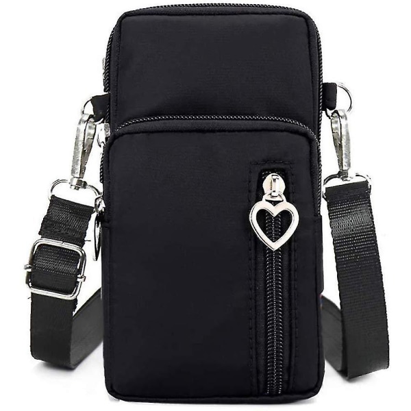 Telefonveske Lommebok Crossbody Veske Lett Romslige Lommer Smarttelefon Sports Armbånd Veske For Menn Og Kvinner