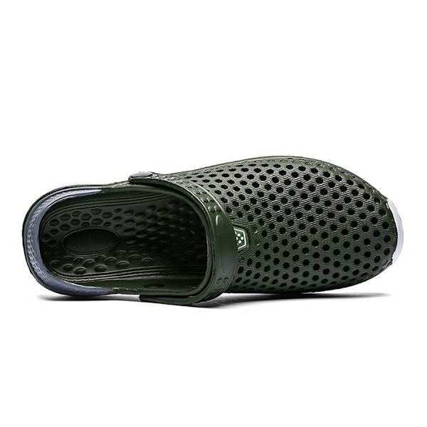 Mote Mote Strand Sandaler Tykke Såler Sklisikre Tøfler Lett Sommer Flip Flops Hagesko Gray 43