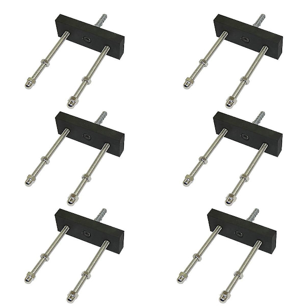 6 stk. Skateboard Flydende Deck Display Vægmontering Rack Holder