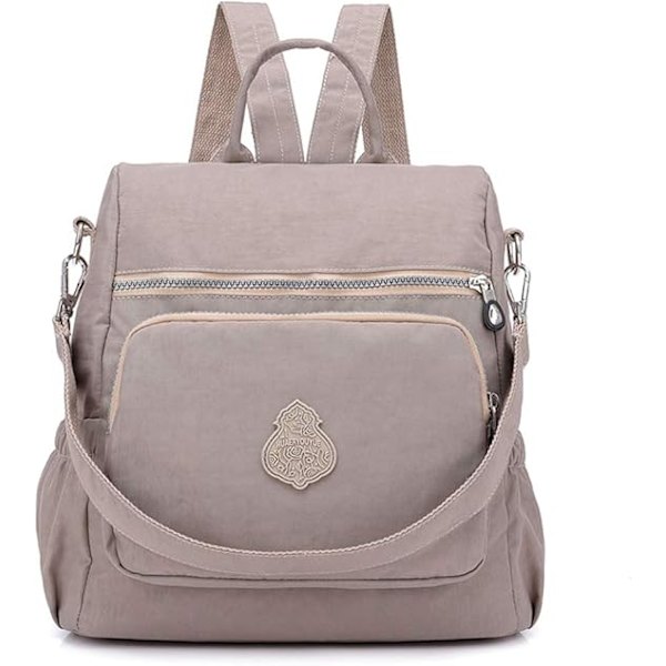 Kvinnor Ryggsäck Damer Ryggsäck Handväska Anti-stöld Vattentät Nylon Skolväska Resa Casual Ryggsäck Mode Axelväska
