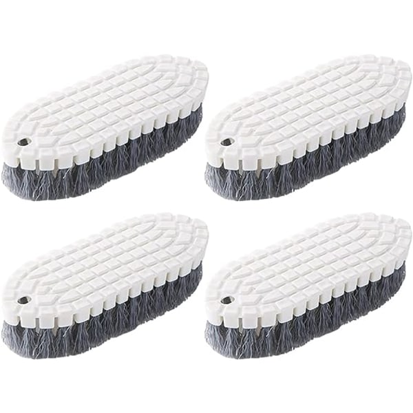 4-pack Böjbara Skrubbborste för Kläder, Skor, Tvätta, Köksrengöring, Badkar, Duschar, Kakel, Sänkor